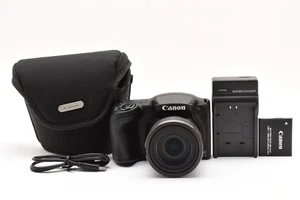 [Top MINT] Canon PowerShot SX420 IS Black 20.0 MP Digital Camera From JAPAN - Picture 1 of 24