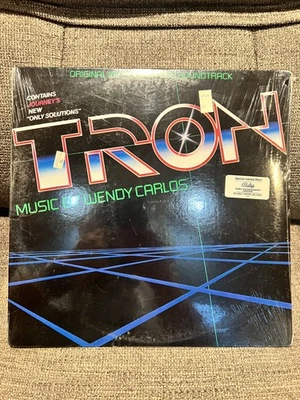 Factory SEALED! 1982 NOS! Wendy Carlos - TRON Motion Picture Soundtrack - RARE! - Image 1 of 4