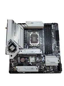 ASRock B760M Steel Legend WiFi DDR5 LGA1700 mATX Motherboard (12-14th Gen) % - Picture 1 of 5