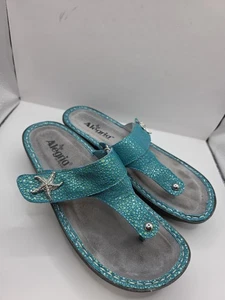 DAMEN SANDALEN ALEGRIA CAR-721 Carina Seestern Türkis Größe 39 - Bild 1 von 7