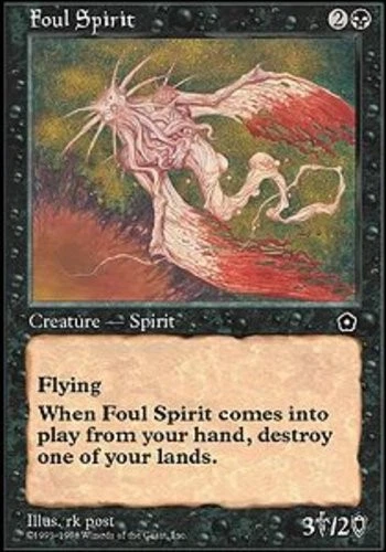 Foul Spirit - Portal Second Age # MTG Magic The Gathering - Image 1 of 1