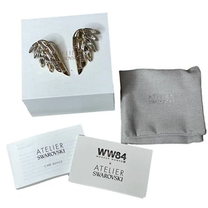 Swarovski Atelier Wonder Woman stud earrings White, Gold-tone plated - Picture 1 of 6