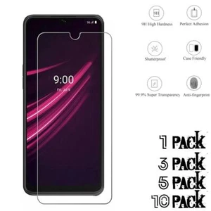 Set für T-Mobile Revvl V+ 5G HD Anti Kratzer Hartglas Displayschutzfolie - Bild 1 von 6