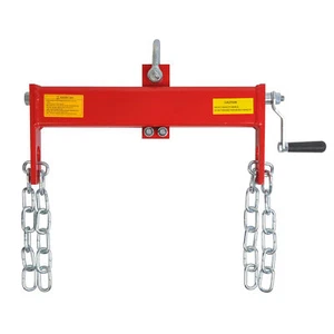 Heavy Duty 1800KGs Engine Hoist Load Leveler Shop Crane Cherry Picker w/2 Chains - Picture 1 of 10