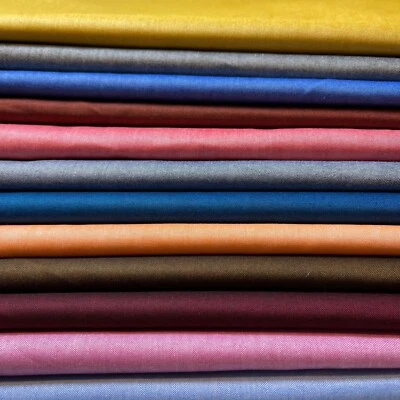 100% Cotton Chambray Yarn Dyed Fabric Craft Dress Quilting Shirting Material 58" - Image 1 of 2