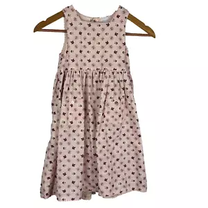 Jacadi Paris Girls Sleeveless Dress Sz 7Y Flora 100% Cotton Long Cottage Prairie - Picture 1 of 14