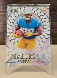 2022 Illusions #M-20 Isaiah Spiller Mystique Rookie RC Chargers - Bild 1 von 2