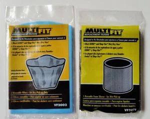 Multi-Fit Filter Set - passt den meisten Shop Vac, Genie Nass Trockensaugern - VF2001, VF2002 - Bild 1 von 2