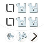  4 Sets Multifunctional Spring Cage Automatic Door Lock Pet Latch