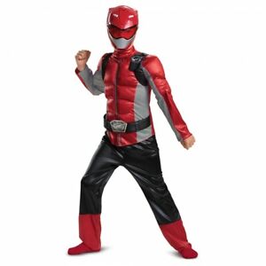 Disguise Power Rangers Bête Morpher Rouge Muscle Enfant Halloween Costume 13434