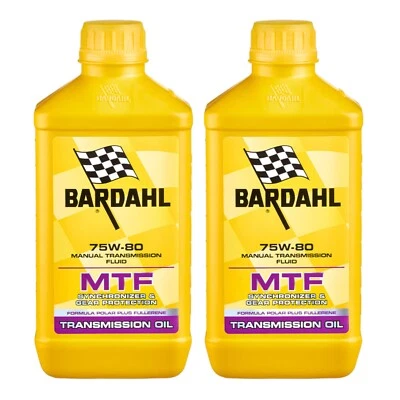 2 LITRI OLIO BARDAHL TRASMISSIONI CAMBIO MANUALE MTF 75W80 API GL-4 Premium 2LT