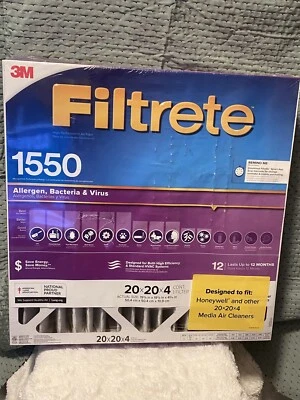 Filter 3M Filtrete Allergen, Bacteria & Virus Air Conditioner 1550 - Image 1 of 4
