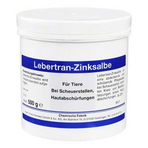 Lebertran Zinksalbe vet. (für Tiere) · 500 g · PZN 03674590 - Bild 1 von 1