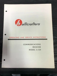Hallicrafters SX-129 Scheckheft Original - Bild 1 von 2