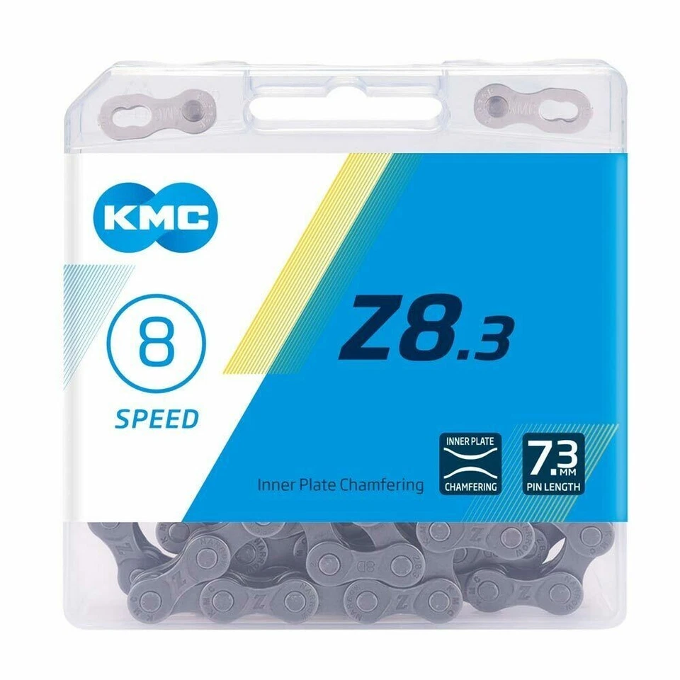 KMC Z8.3 Bike Chain 1/2" x 3/32" 5 / 6 / 7 / 8 Speed Bicycle Chain Bike Cycle - image 1 of 1