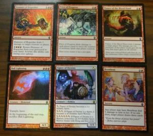 MTG (6) Foil Cards From Premium Deck Series: Fire and Lightning Excellent - NM - Picture 1 of 2