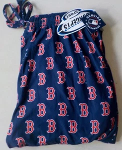 BOSTON RED SOX MENS SLEEP LOUNGE PAJAMA PANT M L XL 2X POLY BLEND POCKETS NWT - Picture 1 of 2