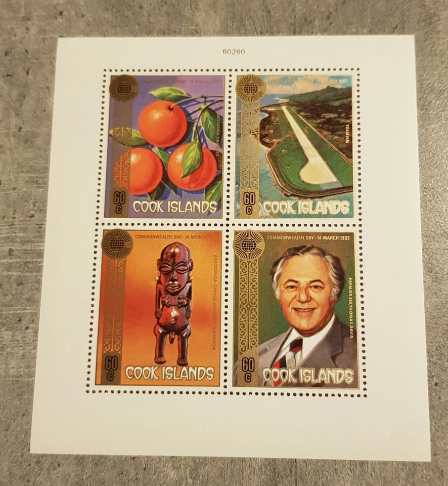 COOK ISLANDS 1983 COMMENWEALTH DAY MINIATURE SHEET MNH - Image 1 of 1