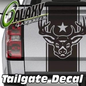 Buck Star Truck Bed Tailgate Decal - Fits Ram F150 Silverado Tundra & More - Picture 1 of 6