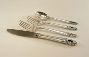Gorham Hispana Sovereign Sterling Silver 4-Piece Place Setting - No Monogram - Picture 1 of 3