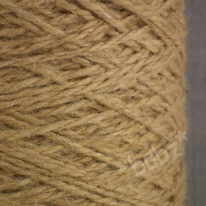 BERBER RUG MAKING WOOL BISCUIT 400g CONE LATCH HOOK CARPET WEAVE YARN BROWN BB28 - Picture 1 of 3