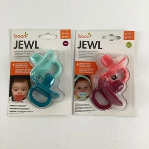 Boon Jewl Orthodontic Silicone Pacifiers Baby Soother Binkie Gem Shaped Nipple - Picture 1 of 7
