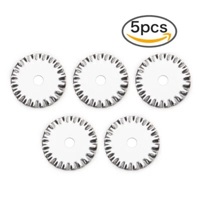 5pc 45mm Pinking Rotary Blades Quilting Tool Wave Rotary Blade for OLFA Fiskars - Image 1 of 4