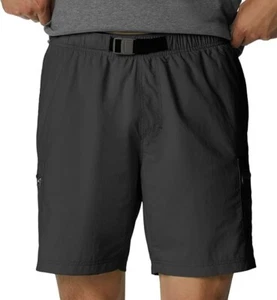 NEW Men's Columbia Black Mountaindale Belted Shorts Size Large MSRP $60.00 - Picture 1 of 14