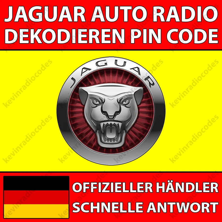 ✅JAGUAR RADIO DEKODIEREN PIN CODE FÜR ALLE MODELLE XF XJ XK S-TYPE X-TYPE✅ - Bild 1 von 4