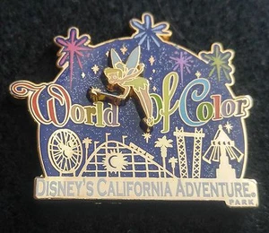 DISNEY'S CALIFORNIA ADVENTURE DCA TINKER BELL WORLD OF COLOR PARADISE PIER PIN - Imagen 1 de 1