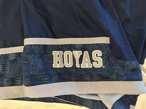 Pantaloncini Jordan Autentici Georgetown Hoyas Iverson Basket On Court Gioco Cuciti M - Foto 1 di 5