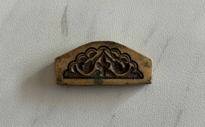 Vintage Brass/Bell Metal Bird And Floral Design Jewelry Making Mould Stamp Die - Image 1 of 4