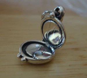 Sterling Silver 3D 19x12mm Powder Compact Makeup Charm! Cute! - Picture 1 of 5