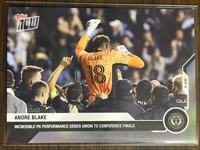 2021 Topps Now MLS #201 Andre Blake Philadelphia Union - Image 1 of 2