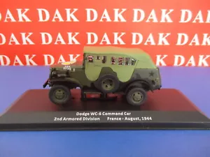 Die cast 1/43 Modellino Furgone Dodge WC-6 Command Car 2nd AD France 1944 - Foto 1 di 4