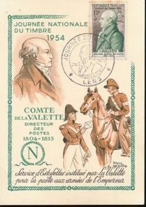 Timbre France 969 JT 1954 obl 1er jour ref BB114 - Bild 1 von 1