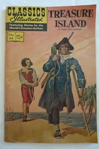 Robert Louis Stevenson, Alex A Blum TREASURE ISLAND COMIC BOOK 1949 - Imagen 1 de 1
