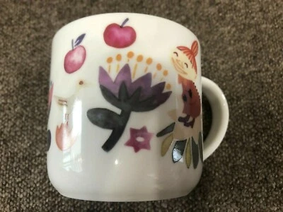 Moomin Mug White 350ml Herbarium Little My MM2102-11 Yamaka from Japan - Image 1 of 4