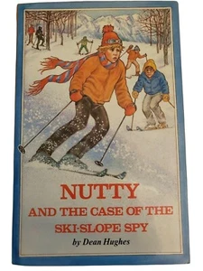 Nutty and The Case of the Ski Slope Spy Dean Hughes Hardcover SIGNED BY AUTHOR - Picture 1 of 9