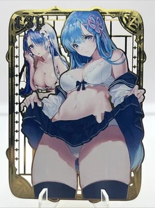Goddess Story Gold METAL Card - Maiden Party - Serial Number #/200! Anime Bikini - Picture 1 of 2