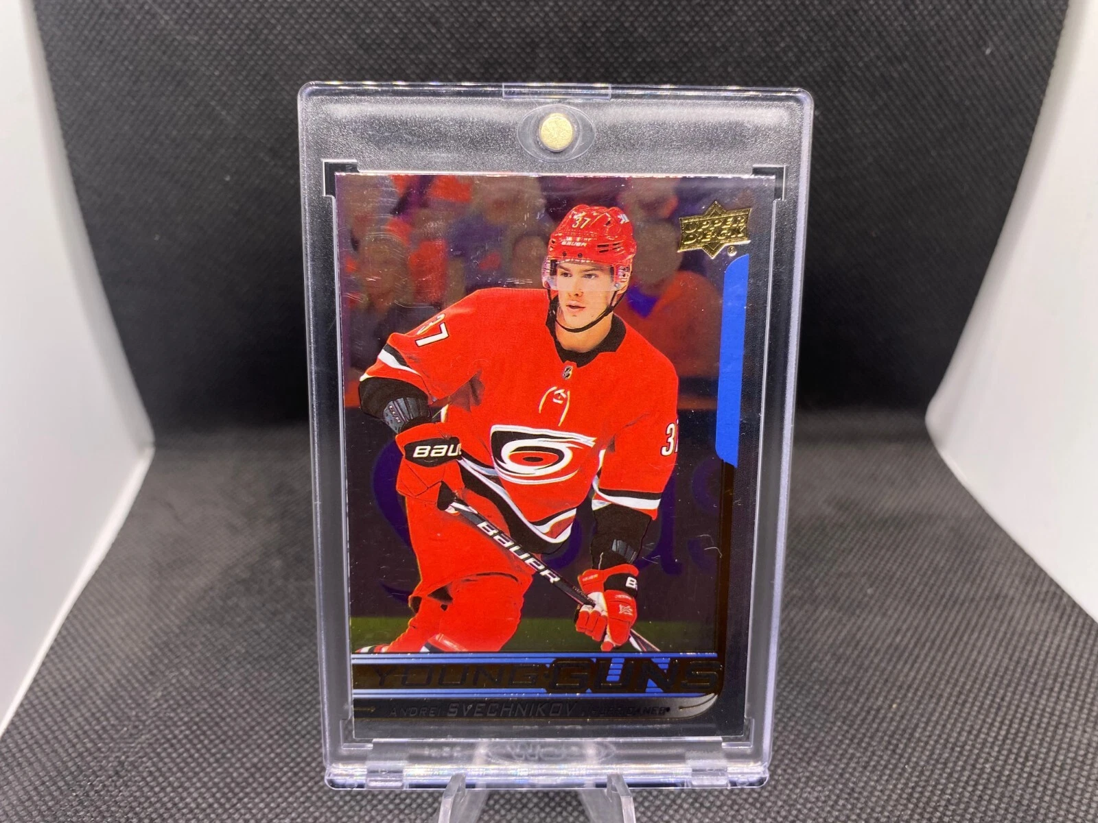 2018-19 Upper Deck #451 Andrei Svechnikov Young Guns Silver Foil Rookie