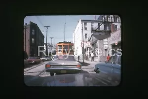 Original Slide Pittsburgh Railways #M454 Streetcar 1965 Pittsburgh PA East End - Picture 1 of 3