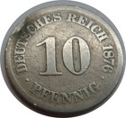 10 Pfennig 1876 (J) ## DE2-G11
