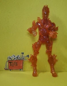 FANTASTIC FOUR FLAME ON HUMAN TORCH ACTION FIGURE MARVEL UNIVERSE TOYBIZ - Picture 1 of 5