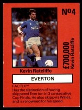 Emlyn Hughes' Team Tactix - Ratcliffe (Everton) No. 4