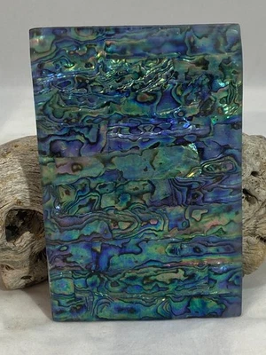 Paua Abalone MOP Blue/Green Knife Scales 1/4" (Enough for 1 to 2 knives) (164) - Image 1 of 2
