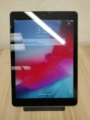 Apple iPad Air 1st Generation 32GB WiFi 4G Unlocked A1475 Space Gray - Image 1 of 4