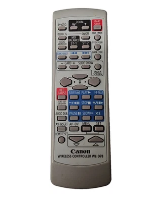 GENUINE CANON WL-D78 MINI CAMCORDER REMOTE FOR MVX2I OPTURA 200MC - Image 1 of 4