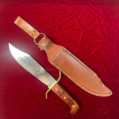 Vintage 1987 Date Code "K" Western Coleman W49 Bowie Knife With Sheath (#10) - Image 1 of 4