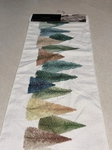 Rachel Zoe Christmas Tree Holiday Table Runner 14” x 50” NWT - Picture 1 of 10